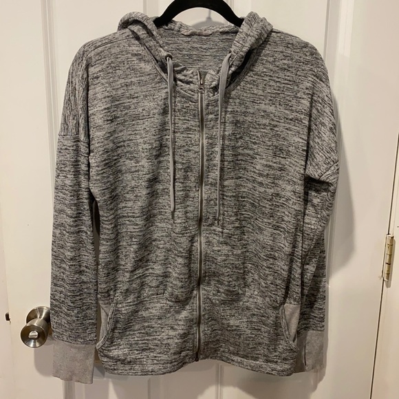 Athleta Marled Full Zip Hoodie EUC - Picture 2 of 15